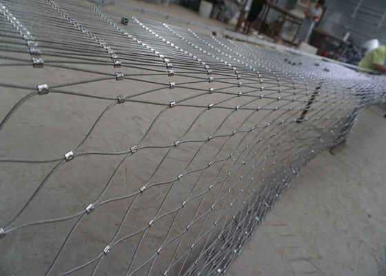 Stainless Steel Safety Netting 2.0mm Wire 60x60mm Hole Fall Protection