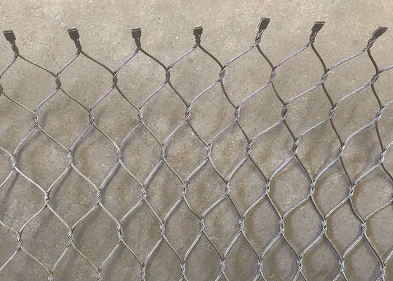 High Tensile Strength Stainless Steel Rope Netting for Animal Enclosure and Architectural Applications