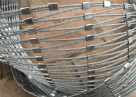 Flexible Balustrade SUS 304 SUS 316 Stainless Steel Cable Netting for Bird Aviary Wire Mesh