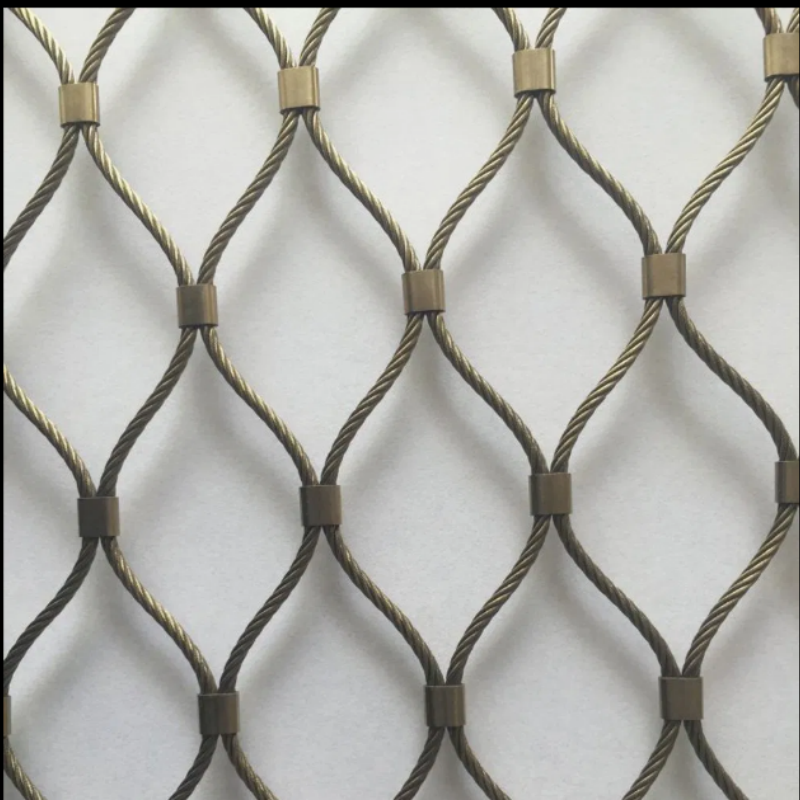 Solid Anti-Fall Stainless Steel Wire Rope Drop Prevention Net For  School And Kindergarten