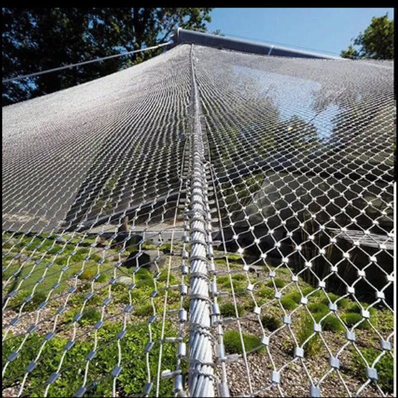 Customized Size Corrosion Resistant Stainless Steel Cable Mesh with Good Load-bearing Capacity for Architectural Applications