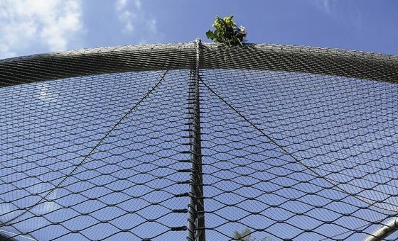 ステンレス・スティール・セーフティ・ネット 2.0mm ワイヤー 60x60mm 穴 落下防止