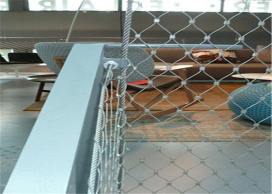 60*60 Mmの穴の建築金網、鋼鉄ケーブルの網