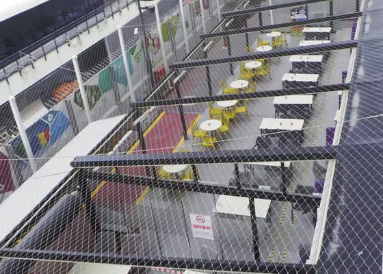 反錆の手すりケーブルの網のステンレス鋼のロープの網の耐候性