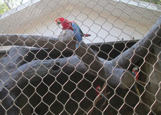 鳥小屋のはしご 304 ステンレス鋼のロープの網の反腐食性の反錆