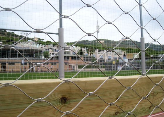 SS316 ステンレス鋼ケーブルメッシュ 耐腐食性 ズーメッシュ