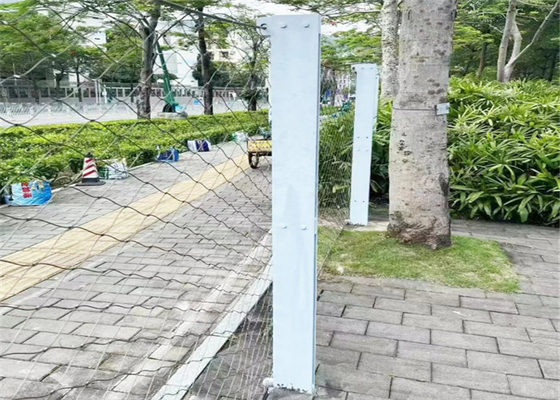 柔らかいステンレス鋼のロープ網 動物園の鳥居網