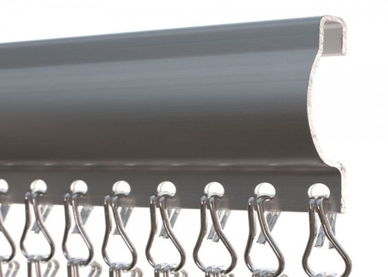 光沢がある12MMのホックによって陽極酸化されるアルミニウム昆虫スクリーンの網