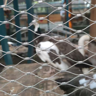 316 ロープ 動物園 フェンシング メッシュ ステンレス スチール 柔らかい 鳥居 ワイヤー 網