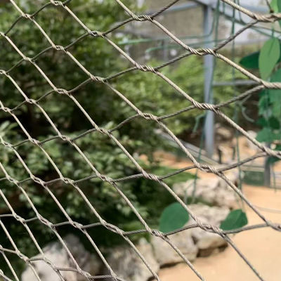1.2mmステンレス鋼 柔軟なワイヤーフェルールケーブルロープ網 鳥の巣