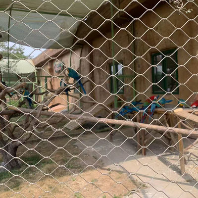 304 316L ステンレス鋼メッシュネット 鳥小屋メッシュ 動物園ワイヤーロープメッシュ