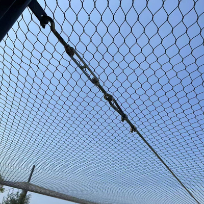 7x19 ステンレス鋼の鳥小屋ネット - 動物園エンクロージャ用ダイヤモンド保護メッシュ