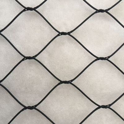 黒染め316Lステンレス鋼ワイヤーロープ織りガーデンフェンス