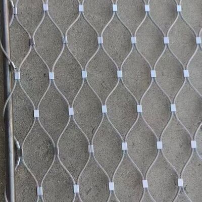 Stairway Falling Curing Stainless Steel Wire Cable Rope Net For Handrail