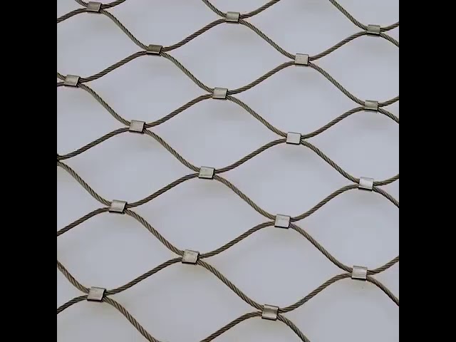 2.5Mmのカスタマイズ可能なステンレス鋼の動物園の網の非錆つくフェルール ロープの網