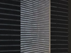 AISI 304 316 建築柔軟なウェブネットステンレス鋼フェルールロープメッシュ 2.0 ミリメートルワイヤー 60*60 ミリメートル穴