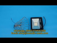 ライト用のステンレス鋼ロープ網の安全網