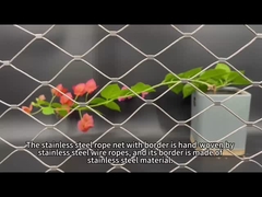 ステンレス鋼のワイヤーロープメッシュはどのように見えるか