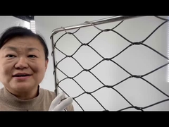 綾織り 2mm 鳥小屋用ワイヤーネット ステンレス鋼ワイヤーロープ 鳥用ネットフェンス 動物園