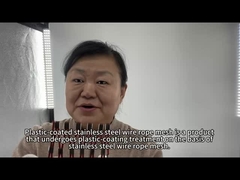 結節型SS316ワイヤーロープメッシュフェンス 1.2 mm～4.0 mm