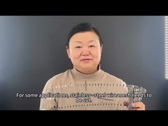 ダイヤモンド・フェルール ステンレス・ステールロープ 鳥の巣網